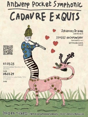 Zaterdag 8 maart 2025 - 20 uur | Antwerp Pocket Symphonic | Cadavre Exquis | Sint-Anna-ten-Drieënkerk Antwerpen Linkeroever | ANNA3